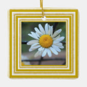 写真パーソナライズされたヴィンテージ セラミックオーナメント (正面)