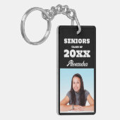 写真パーソナライズされた上級卒業式 キーホルダー (正面左)