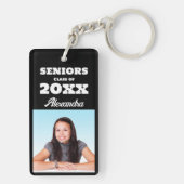 写真パーソナライズされた上級卒業式 キーホルダー (裏面)