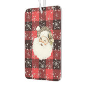 写真パーソナライズされた両面クリスマス カーエアーフレッシュナー (左)