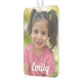 写真パーソナライズされた両面 カーエアーフレッシュナー (左)