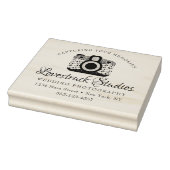 写真パーソナライズされた事業ロゴカメラ ラバースタンプ (スタンプ)