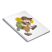 写真パーソナライズされた付きスパイラルノートブック ノートブック (右側)