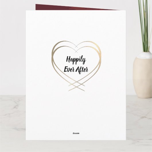 写真パーソナライズされた付きハッピーアニバーサリーカード カード (裏面)