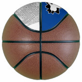 写真パーソナライズされた付きバスケカスタムットボール バスケットボール (右)