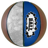 写真パーソナライズされた付きバスケカスタムットボール バスケットボール (縦)