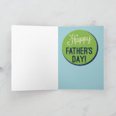 写真パーソナライズされた付きファーザーズデイカード カード (内部)