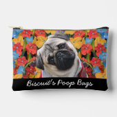 写真パーソナライズされた付き犬の母 アクセサリーポーチ (正面)