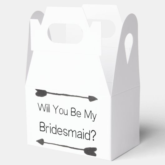 写真パーソナライズされた付き花嫁プロポーザル フェイバーボックス (オープン)