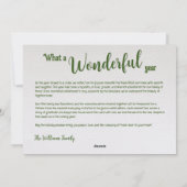 写真パーソナライズされた付きMerry Christmas Card シーズンカード (裏面)