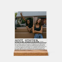 写真パーソナライズされた付きSoul Sister Definition