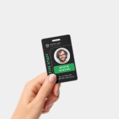 写真パーソナライズされた企業の |社員カスタム社員 バッジ (手持ち)