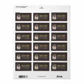 写真パーソナライズされた住所 シール (フルシート)