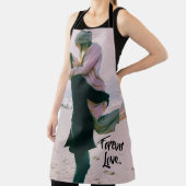 写真パーソナライズされた全体のプリントTシャツのエプロン エプロン (インサイチュ)