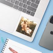 写真パーソナライズされた写真 シール (ノートパソコンとiPhone)