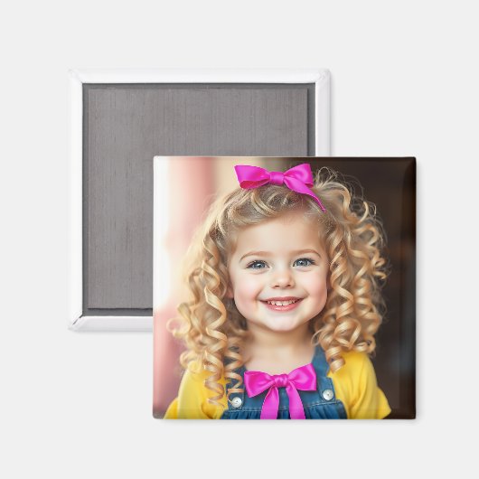 写真パーソナライズされた冷蔵庫 マグネット (正面/裏面)