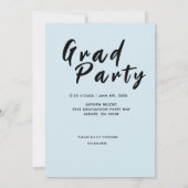 写真パーソナライズされた卒業党招待状 セーブザデート (裏面)