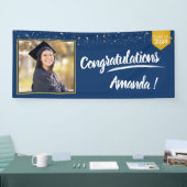 写真パーソナライズされた卒業発表 横断幕 (トレードショー)