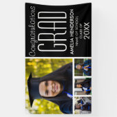 写真パーソナライズされた卒業記念イベント 横断幕 (縦)