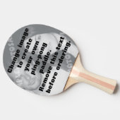 写真パーソナライズされた卓球用ラケット 卓球ラケット (横)