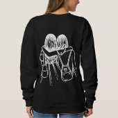 写真パーソナライズされた友最高の達Sweatshirt スウェットシャツ (裏面)