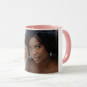 写真パーソナライズされた名かわいい マグカップ (正面右)