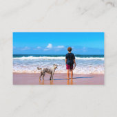 写真パーソナライズされた名刺のカスタム文字 名刺 (裏面)