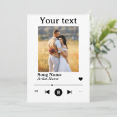 写真パーソナライズされた周年歌 シーズンカード (スタンド正面)