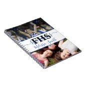 写真パーソナライズされた学校カラーブロックノート ノートブック (右側)