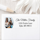 写真パーソナライズされた差出人住所ラベル ラベル (インサイチュ)