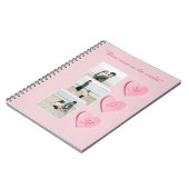 写真パーソナライズされた手帳ギフトカスタム写真|文字 ノートブック (左側)