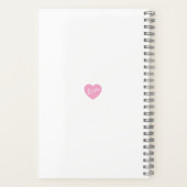 「写真パーソナライズされた手帳 ノートブック (裏面)