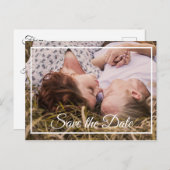 写真パーソナライズされた日付はがきを保存 ポストカード (正面/裏面)