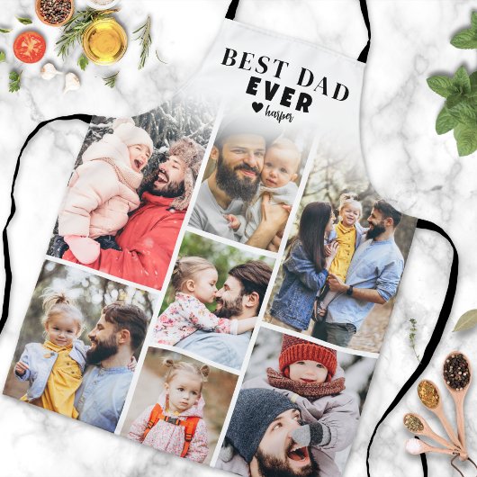 写真パーソナライズされた最高のパパ エプロン