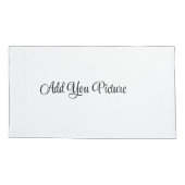 写真パーソナライズされた枕カバーの贈り物 枕カバー (裏面)