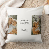 写真パーソナライズされた枕 – 私はおばあちゃんを愛する クッション (ブランケット)