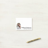 写真パーソナライズされた業務用アーチ型フレーム ポストイット (デスク上)