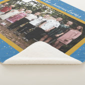 写真パーソナライズされた極熊ペンギン家族Pic シェルパブランケット (3/4)