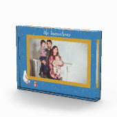 写真パーソナライズされた極熊ペンギン枠 フォトブロック (右)