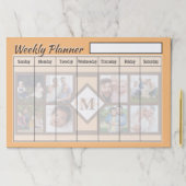 写真パーソナライズされた毎週のプランナーシート ペーパーパッド (インサイチュ)