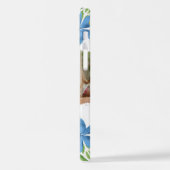 写真パーソナライズされた水エレガント色フローラiPhone iPhoneケース (左側面)