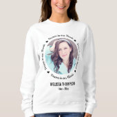 写真パーソナライズされた永遠にハート スウェットシャツ (正面)