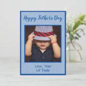 写真パーソナライズされた父の日 シーズンカード (スタンド正面)