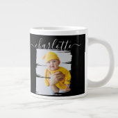 写真パーソナライズされた父の日 ジャンボコーヒーマグカップ (右)