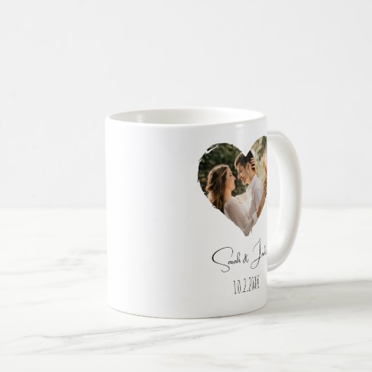 写真パーソナライズされた父、母の日、クリスマス コーヒーマグカップ (正面右)