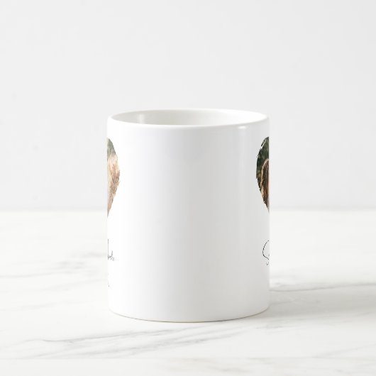 写真パーソナライズされた父、母の日、クリスマス コーヒーマグカップ (中央)