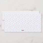 写真パーソナライズされた生まれたばかりの生発表カード シーズンカード (裏面)