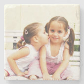 写真パーソナライズされた石コースター自分で作れ！ ストーンコースター (正面)