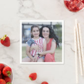 写真パーソナライズされた紙ナプキン自分で作れ！ スタンダードカクテルナプキン (インサイチュ)