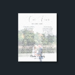 写真パーソナライズされた結婚とVowsキャンバスの印刷 キャンバスプリント<br><div class="desc">とエレガントモダンパーソナライズされたは、あなたのテキス結婚トと一緒にカスタマイズすることができます写真とVows Canvas Printこのクリックテンプレートを修正するにはカスタマイズ、「IT」ボタンをクリックし、デザインツールを使用して下さい。このデザインに一致する他の製品については、グラフィックアートデザインストアをご覧ください。</div>